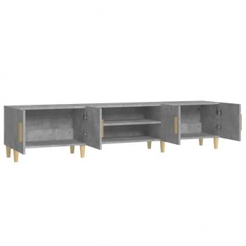 TV-Schrank Betongrau 180x31,5x40 cm Holzwerkstoff