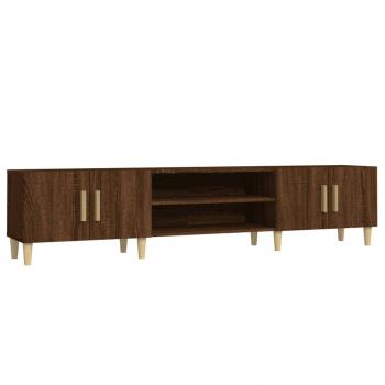 TV-Schrank Braun Eichen-Optik 180x31,5x40 cm Holzwerkstoff