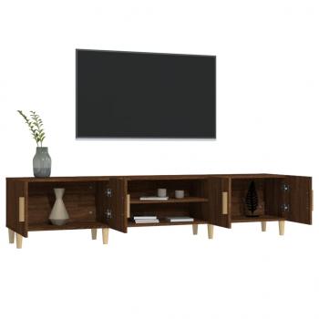 TV-Schrank Braun Eichen-Optik 180x31,5x40 cm Holzwerkstoff