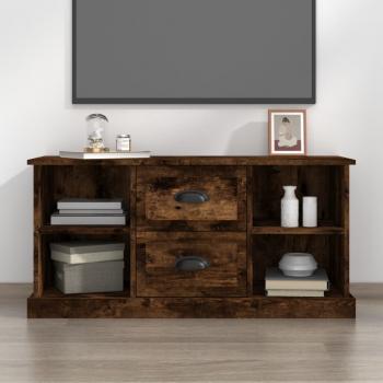 ARDEBO.de - TV-Schrank Räuchereiche 99,5x35,5x48 cm Holzwerkstoff