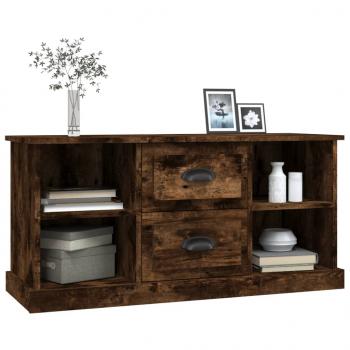 TV-Schrank Räuchereiche 99,5x35,5x48 cm Holzwerkstoff