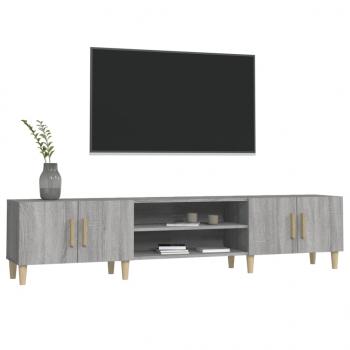 TV-Schrank Grau Sonoma 180x31,5x40 cm Holzwerkstoff