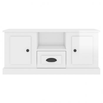 TV-Schrank Hochglanz-Weiß 100x35,5x45 cm Holzwerkstoff