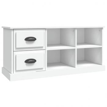 TV-Schrank Weiß 102x35,5x47,5 cm Holzwerkstoff