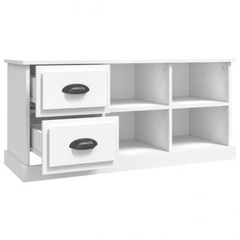 TV-Schrank Weiß 102x35,5x47,5 cm Holzwerkstoff