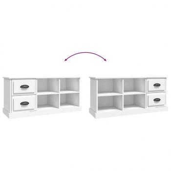 TV-Schrank Weiß 102x35,5x47,5 cm Holzwerkstoff