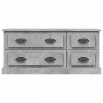 TV-Schrank Betongrau 100x35,5x45 cm Holzwerkstoff