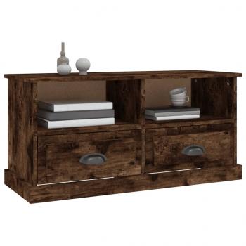 TV-Schrank Räuchereiche 93x35,5x45 cm Holzwerkstoff