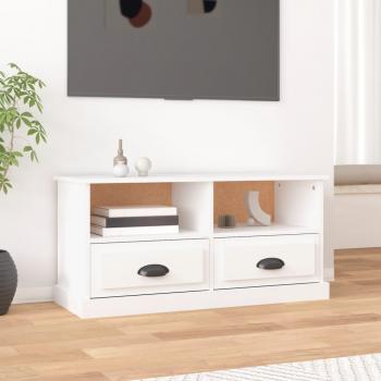 ARDEBO.de - TV-Schrank Weiß 93x35,5x45 cm Holzwerkstoff