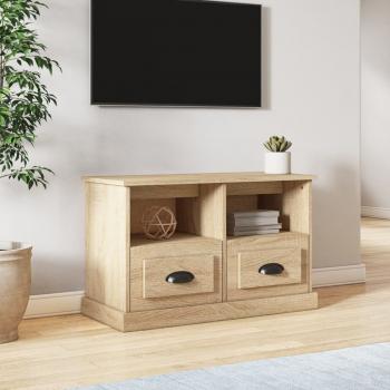 ARDEBO.de - TV-Schrank Sonoma-Eiche 80x35x50 cm Holzwerkstoff