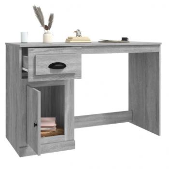 Schreibtisch mit Schublade Grau Sonoma 115x50x75cm