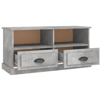 TV-Schrank Betongrau 93x35,5x45 cm Holzwerkstoff