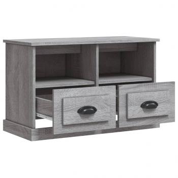 TV-Schrank Grau Sonoma 80x35x50 cm Holzwerkstoff