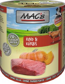 ARDEBO.de MACs Dog Rind & Kürbis 800g