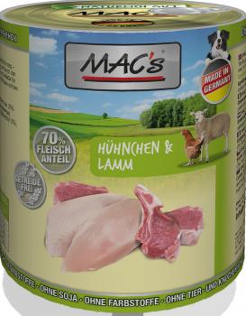 ARDEBO.de MACs Dog Huhn & Lamm 800g