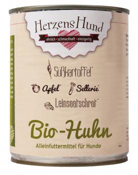 ARDEBO.de Herzenshund Bio Huhn mit Bio Süßkartoffel 800g 