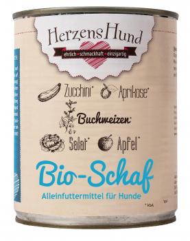 ARDEBO.de Herzenshund Schaf mit Bio-Zucchini 800g 