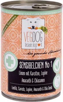 ARDEBO.de VEGDOG Sensitive Lupinenprotein 400g