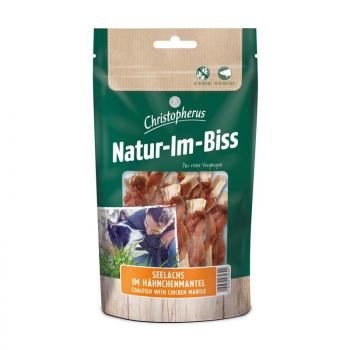 ARDEBO.de Christopherus Snack Natur-Im-Biss Seelachs im Hähnchenmantel 70g