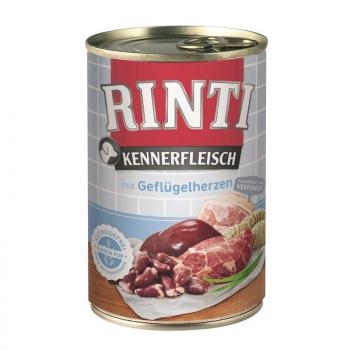 ARDEBO.de Rinti Dose Kennerfleisch Geflügelherzen 400 g