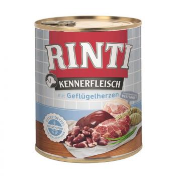 ARDEBO.de Rinti Dose Kennerfleisch Geflügelherzen 800 g 