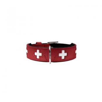 ARDEBO.de Hunter Halsband Swiss 60 rot 47 - 54cm/39mm