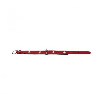 ARDEBO.de Hunter Halsband Swiss 42 rot 35 - 39,5cm/26mm