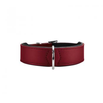 ARDEBO.de Hunter Halsband Basic 37 rot/schwarz 30  - 34,5cm/26mm