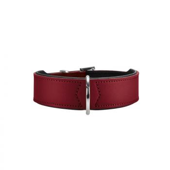 ARDEBO.de Hunter Halsband Basic 50 rot/schwarz 35 - 43cm/39mm