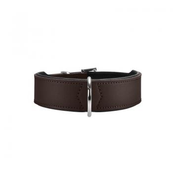 ARDEBO.de Hunter Halsband Basic 50 braun/schwarz 35 - 43cm/39mm