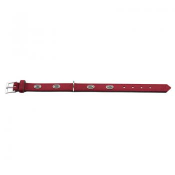 ARDEBO.de Hunter Halsband Softie Stone 45 rot/schwarz 32 - 40cm/28mm