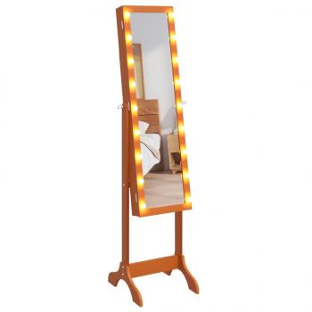 Standspiegel mit LED 34x37x146 cm