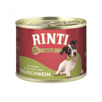 ARDEBO.de Rinti Dose Gold mit Wildschwein 185 g