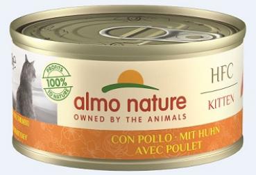 ARDEBO.de Almo Nature HFC Natural Kitten Huhn 70g