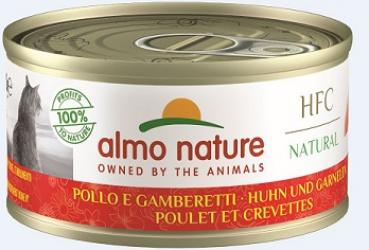 ARDEBO.de Almo Nature HFC Natural Huhn & Garnelen 70g