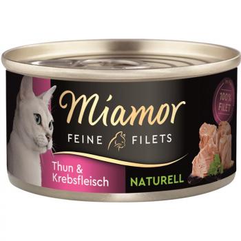 ARDEBO.de Miamor Dose Feine Filets Naturelle Thunfisch & Krebsfleisch 80 g