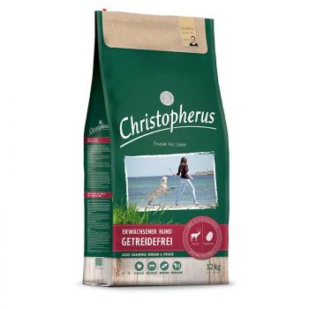 ARDEBO.de Christopherus Erwachsener Hund Getreidefrei Hirsch & Kartoffeln 12kg