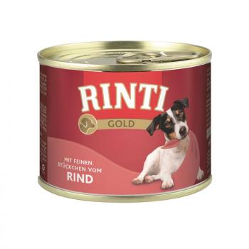 ARDEBO.de Rinti Dose Gold mit Rind 185 g