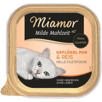 ARDEBO.de Miamor Schale Milde Mahlzeit Geflügel & Reis 100 g