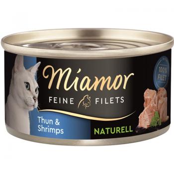 ARDEBO.de Miamor Dose Feine Filets naturelle Thunfisch & Shrimps 80 g