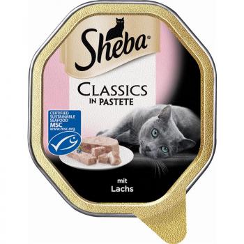 ARDEBO.de Sheba Schale Classics mit Lachs 85g