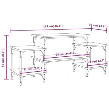 TV-Schrank Sonoma-Eiche 117x35x52 cm Holzwerkstoff