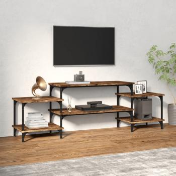 ARDEBO.de - TV-Schrank Räuchereiche 157x35x52 cm Holzwerkstoff