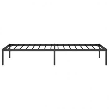 Bettgestell Metall Schwarz 75x190 cm