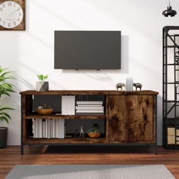 ARDEBO.de - TV-Schrank Räuchereiche 100x40x45 cm Holzwerkstoff