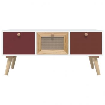 Couchtisch mit Schubladen 80x40x35,5 cm Holzwerkstoff