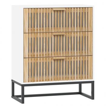 Sideboard Weiß 60x30x75 cm Holzwerkstoff