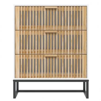 Sideboard Weiß 60x30x75 cm Holzwerkstoff