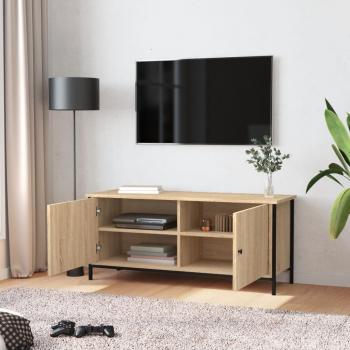 TV-Schrank mit Türen Sonoma-Eiche 102x35x45 cm Holzwerkstoff