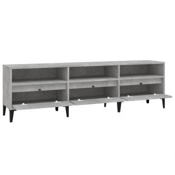 TV-Schrank Betongrau 150x30x44,5 cm Holzwerkstoff